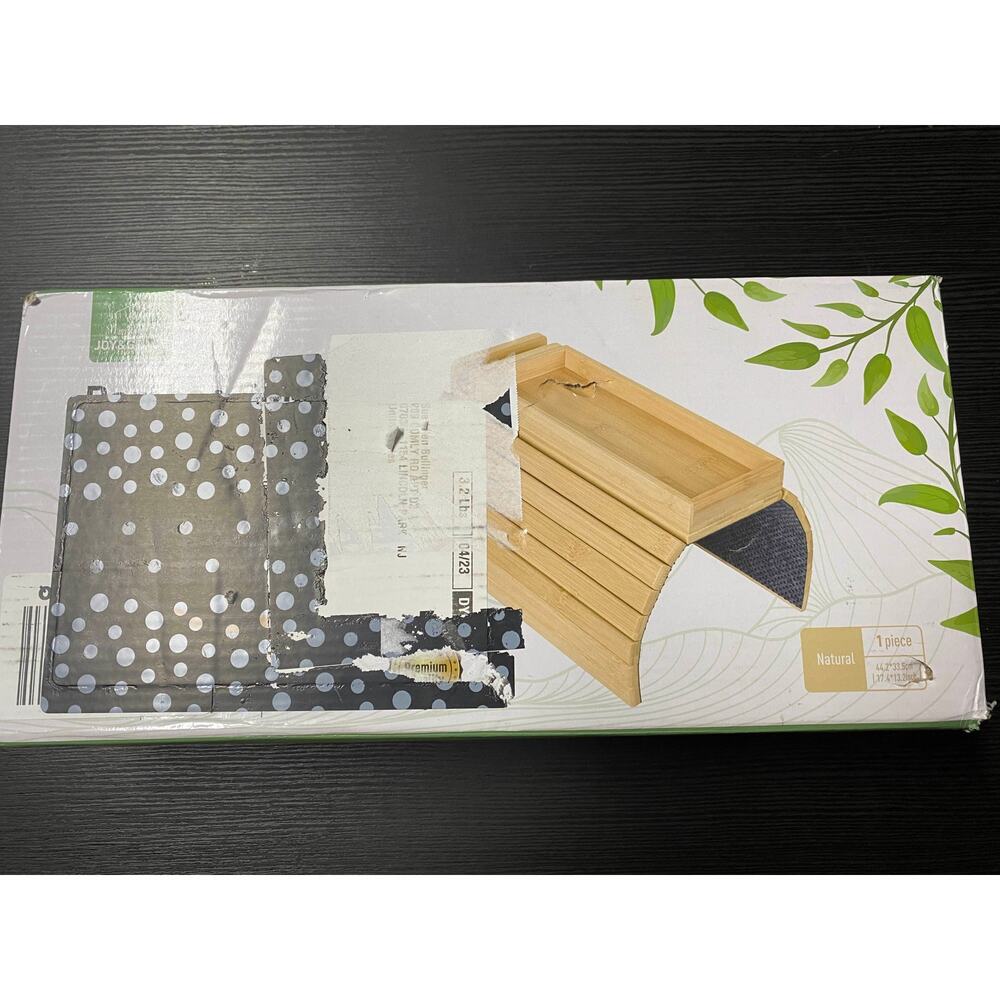 Joy&Grace Bamboo Sofa Armrest Tray (44.2*33.5*3cm (17.4*13.2*1.18in))
